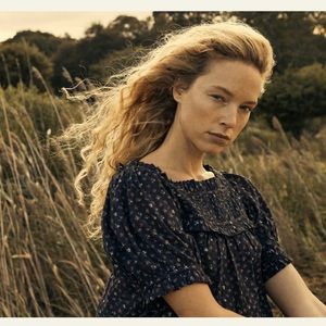 Doen - Frances Top in Black Parc Monceau